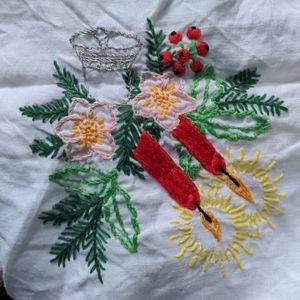 Christmas square tablecloth